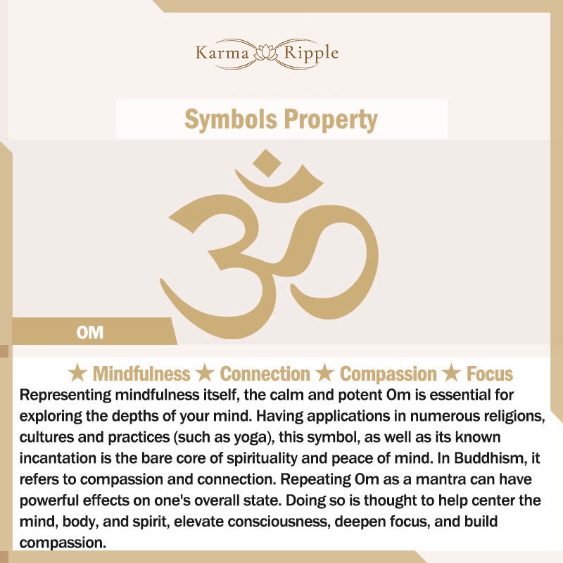 KarmaRipple's Tibet Wenge Wood Om Mani Padme Hum OM Symbol Mantra Horn Pattern Protection Pendant Necklace p15