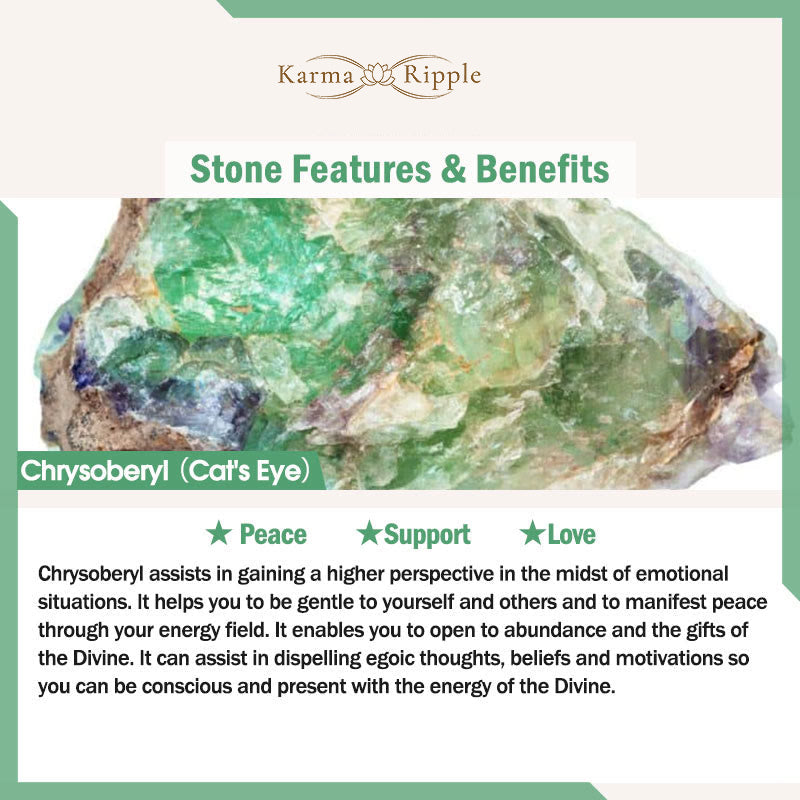 KarmaRipple's Amethyst Cat Eye Black Rutilated Quartz Spiritual Bead Bracelet p8