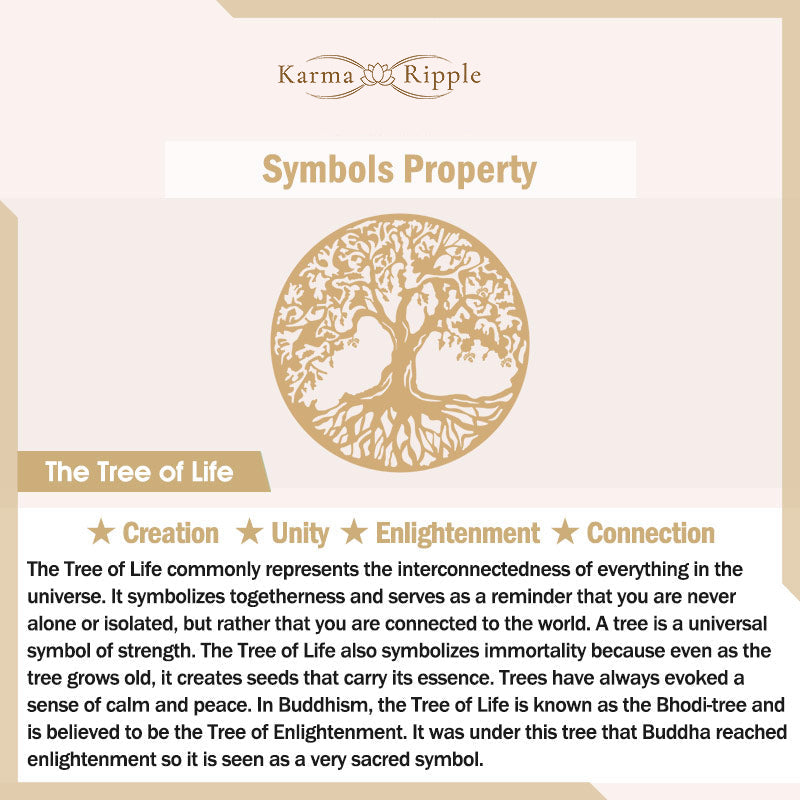 KarmaRipple's The Tree of Life 925 Sterling Silver Creation Pendant Necklace p9