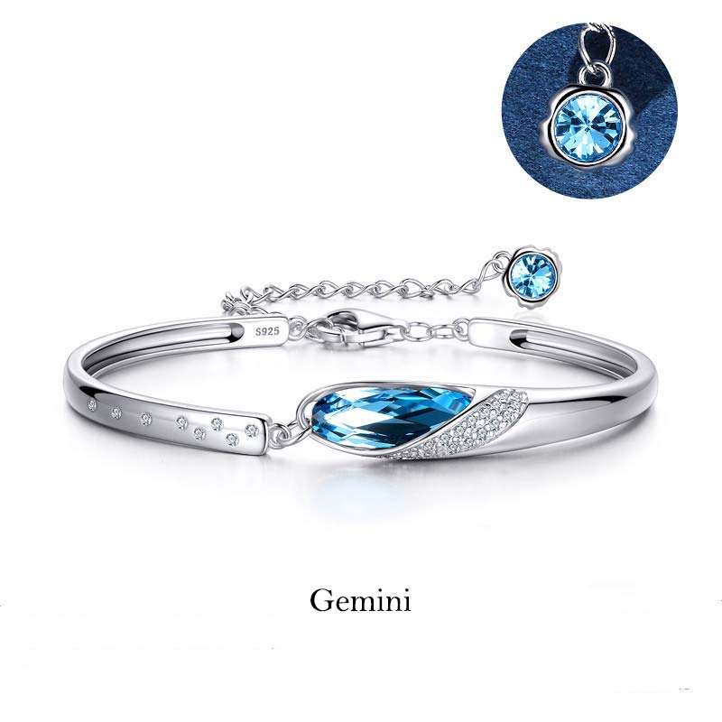 KarmaRipple's 925 Silver Plated Bronze 12 Constellations of the Zodiac Talisman Bracelet p3