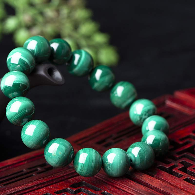 KarmaRipple's Authentic Malachite Protection Calmness Bracelet p17