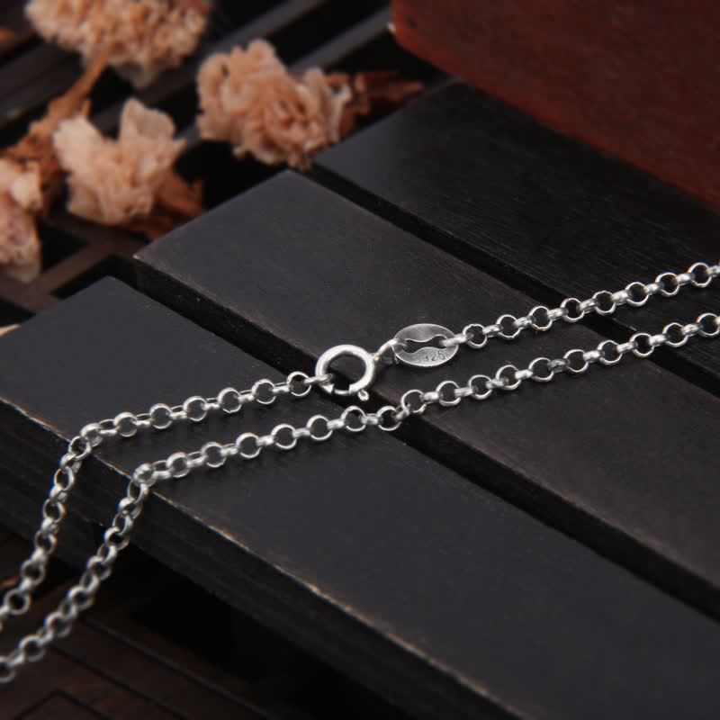 KarmaRipple's 990 Sterling Silver Elephant Strength Pendant Necklace p10