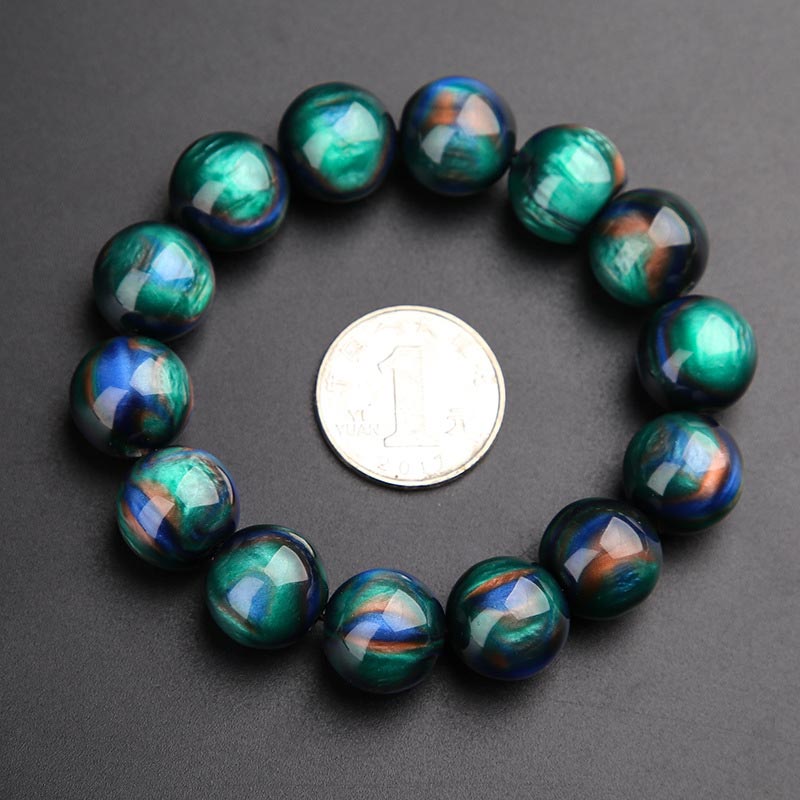 KarmaRipple's Colorful Sea Willow Mala Positive Bracelet Ring p11