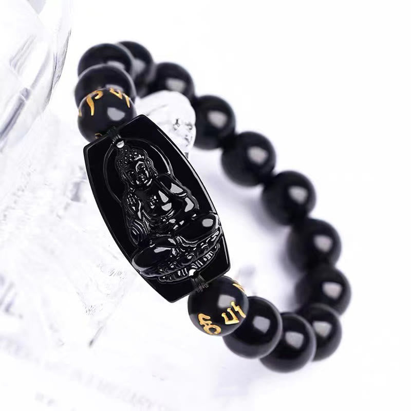 KarmaRipple's Chinese Zodiac Obsidian Protection Bracelet p10