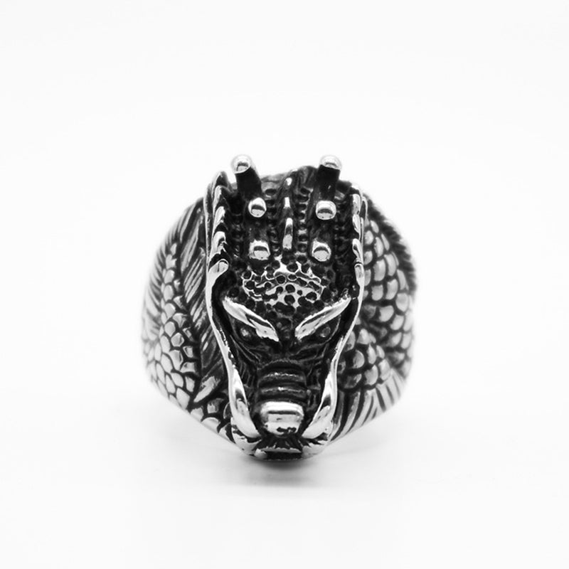 KarmaRipple's Dragon Balance Titanium Steel Ring p6