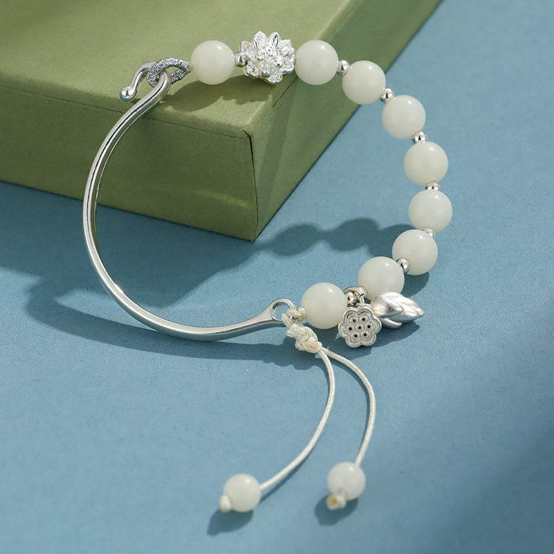 KarmaRipple's Bodhi Seed Butterfly Lotus Fortune Wealth Bracelet Bangle p11