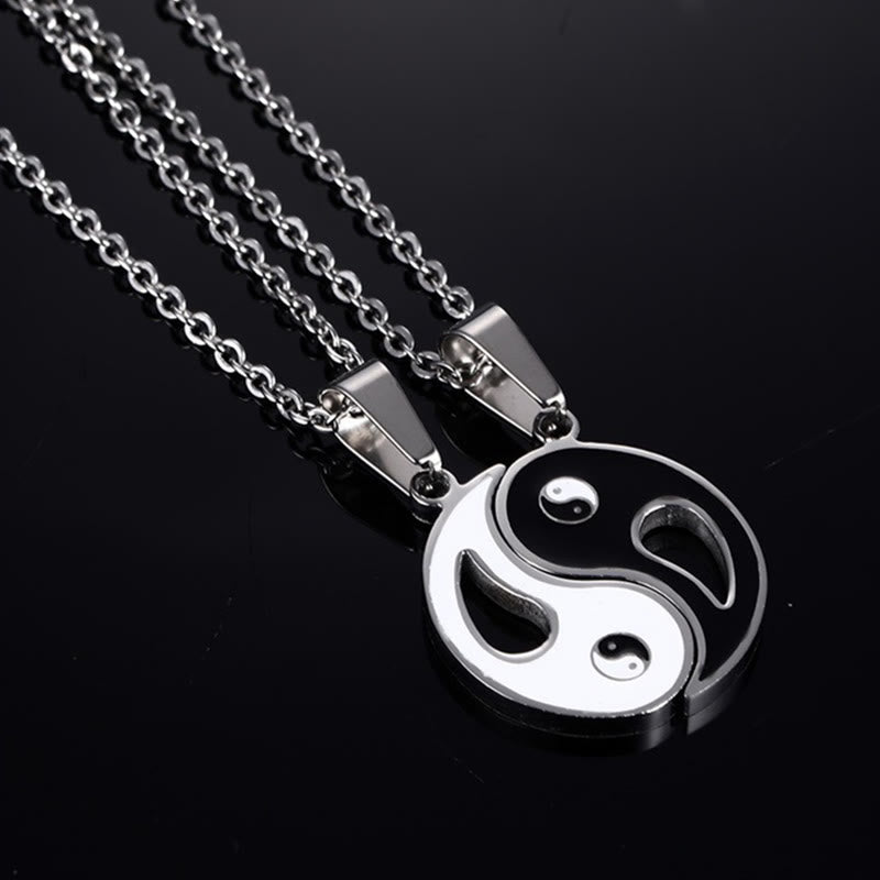 KarmaRipple's 2pcs Yin Yang Necklace Pair Pendant p11