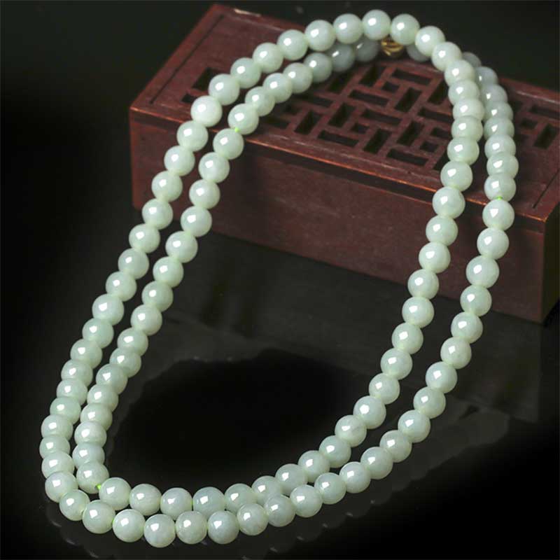 KarmaRipple's 108 Beadwork Jade Fortune Bracelet Mala p2
