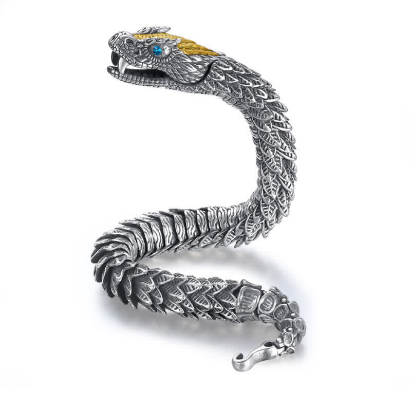 KarmaRipple's Dragon Snake Handmade Amulet Protection Chain Bracelet p6