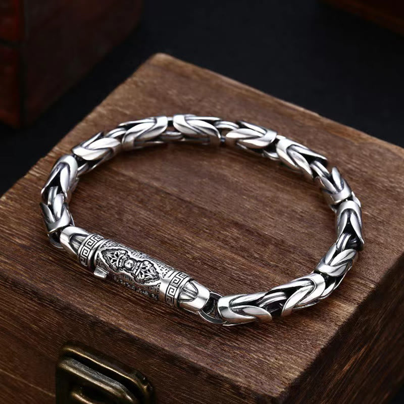 KarmaRipple's Dorje Vajra Om Mani Padme Hum Peace Love Bronze Chain Bracelet p12