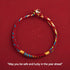 Gold Five Color Thread / 16cm / Alloy Buckle