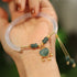 Chalcedony&Jade Bangle(Wrist Circumference 15-19cm)