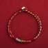 Red Five Color Thread / 15cm / 925 Silver Buckle