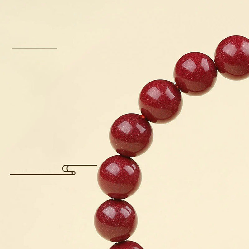 KarmaRipple's 925 Sterling Silver Authentic Cinnabar Four Beasts Blessing Bracelet p18