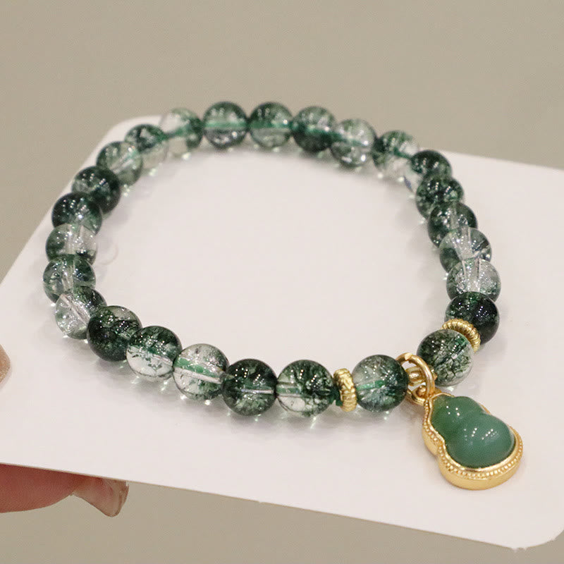 KarmaRipple's Authentic Green Phantom Confidence Gourd Buddha Talisman Bracelet p4