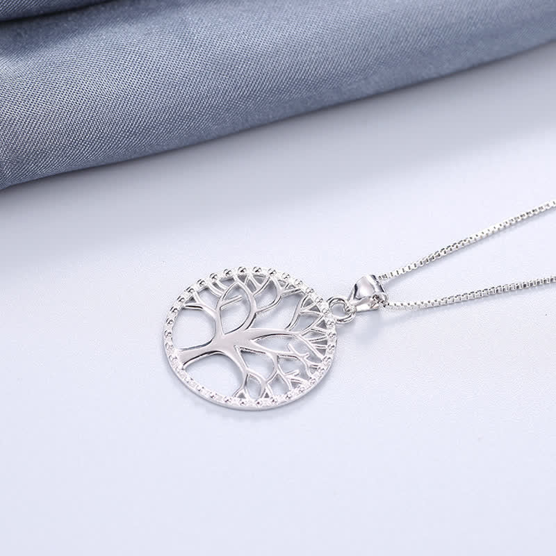 KarmaRipple's The Tree of Life 925 Sterling Silver Creation Pendant Necklace p4