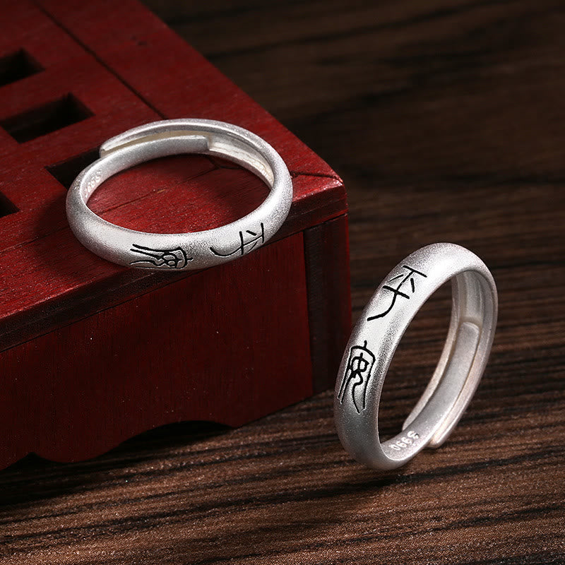 KarmaRipple's Peace And Joy Bronze Fortune Wealth Ring p9