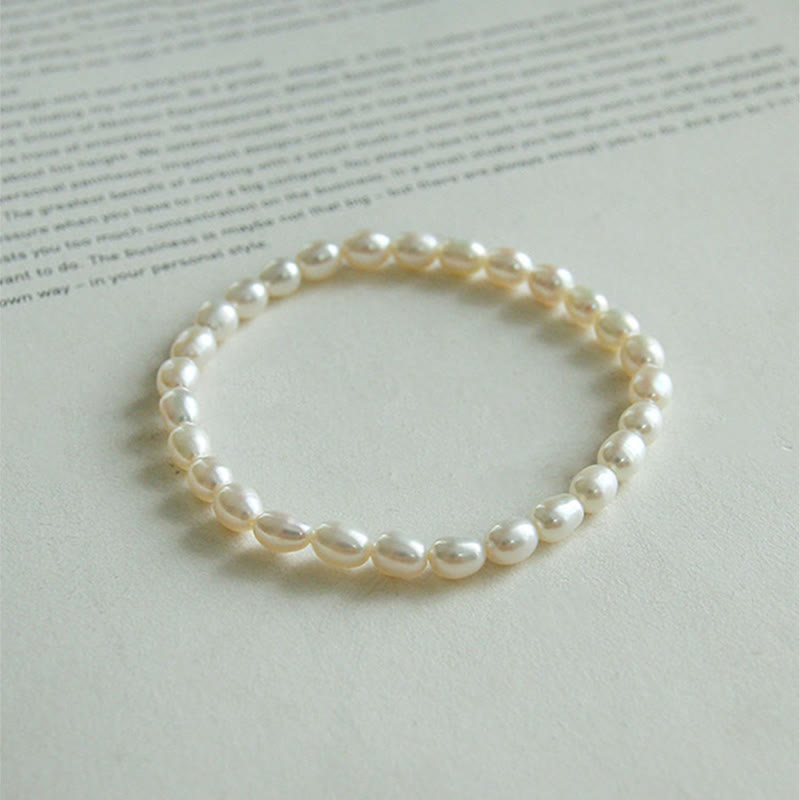 KarmaRipple's Authentic Pearl Balancing Beaded Bracelet p4