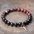 Black Obsidian&Red Tiger's Eye / 17cm