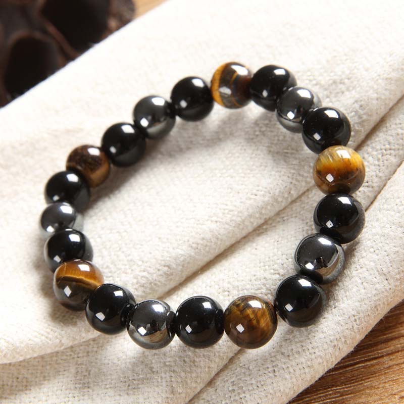 KarmaRipple's Tibetan Tiger's Eye Bracelet Pendant Set p9