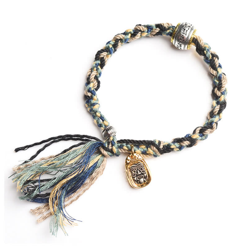 KarmaRipple's Zakiram Goddess of Wealth Om Mani Padme Hum Peace Handmade Bracelet p4