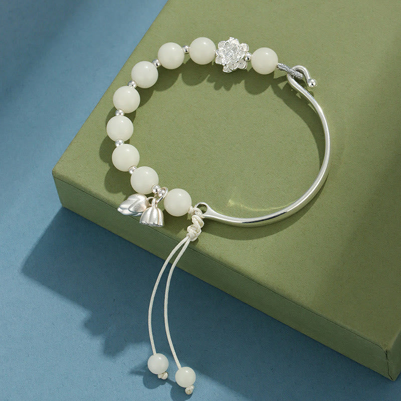 KarmaRipple's Bodhi Seed Butterfly Lotus Fortune Wealth Bracelet Bangle p18