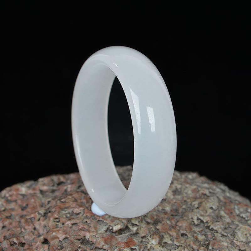 KarmaRipple's Authentic Golden Silk Jade Wealth Fortune Bracelet Bangle p3