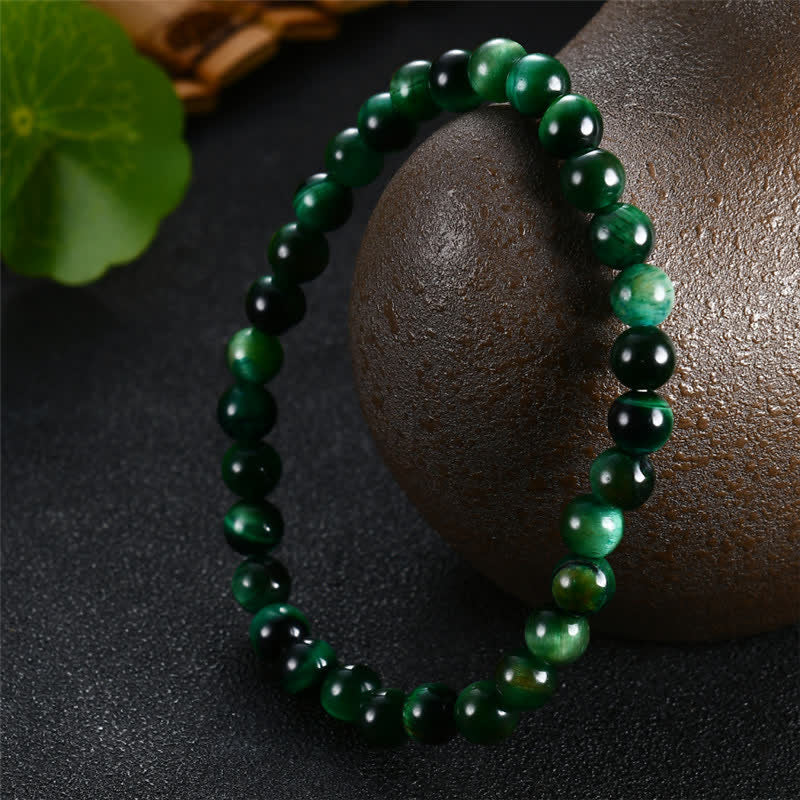 KarmaRipple's Authentic Green Tiger Eye Strength Bracelet p6