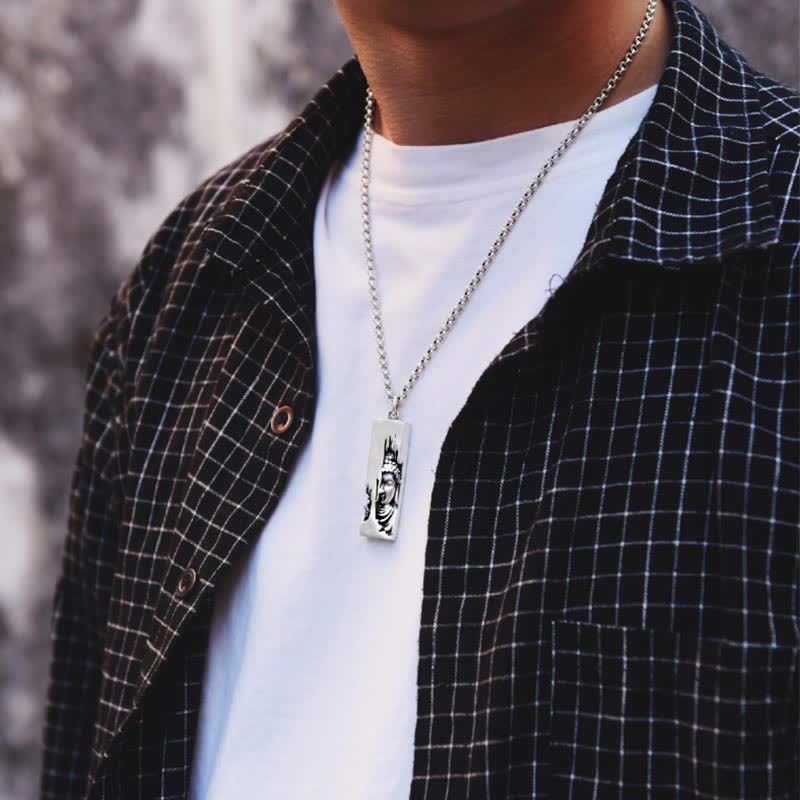 KarmaRipple's Tathagata Buddha Strength Protection Amulet Fortunate Necklace Pendant p9