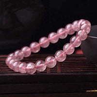 KarmaRipple's Authentic Rose Quartz Love Caring Bracelet