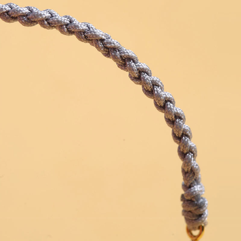 KarmaRipple's Bronze Coin Fortune Tree Pearl Fortune Blue Rope Woven Bracelet p9