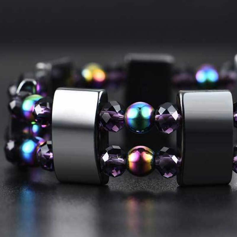 KarmaRipple's Rainbow Hematite Wellness Bracelet p6