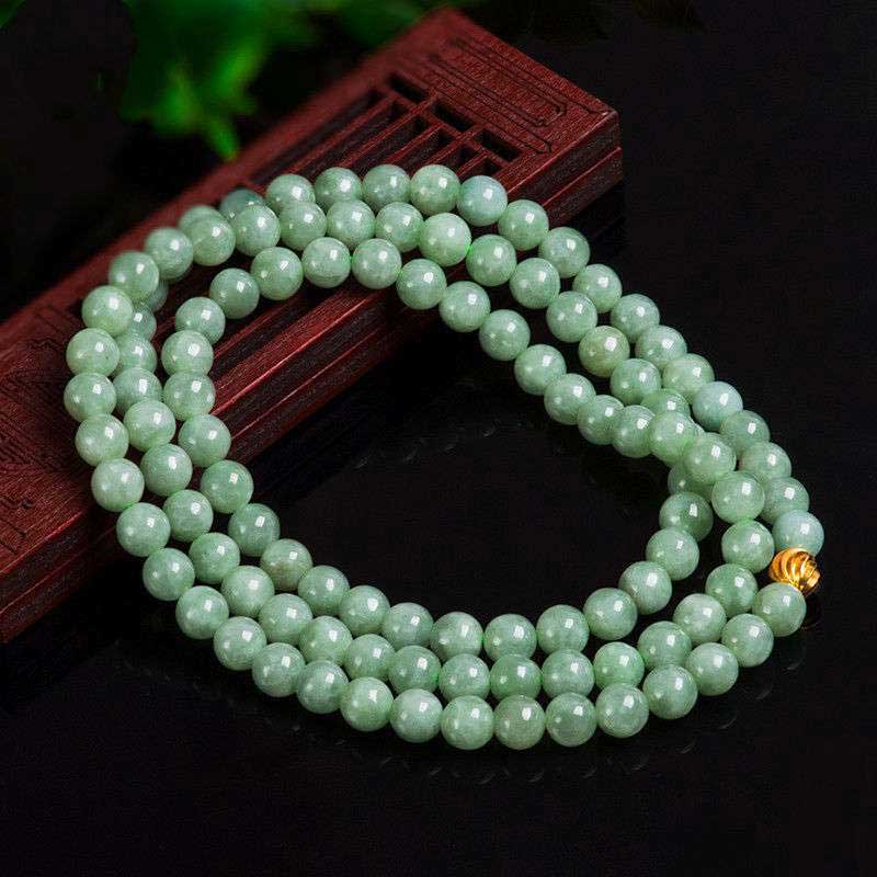 KarmaRipple's 108 Beadwork Jade Fortune Bracelet Mala p5