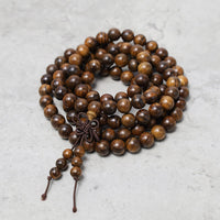 KarmaRipple's 108 Mala Beadwork Bracelet Prayer Meditation Sandalwood Elastic