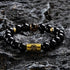 Black Onyx&One Tiger Eye Bead(Wrist Circumference 19cm)