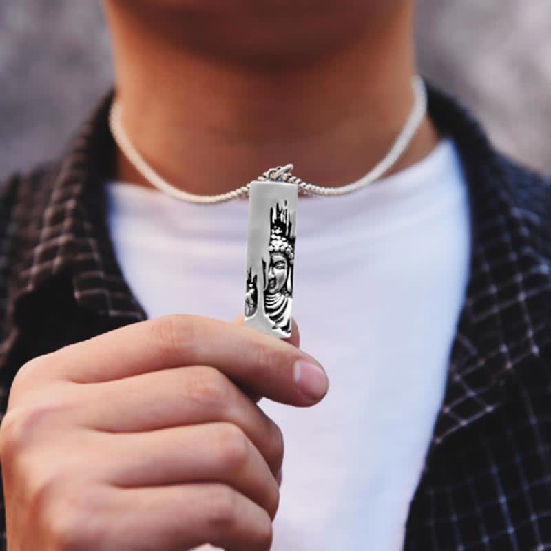 KarmaRipple's Tathagata Buddha Strength Protection Amulet Fortunate Necklace Pendant p13