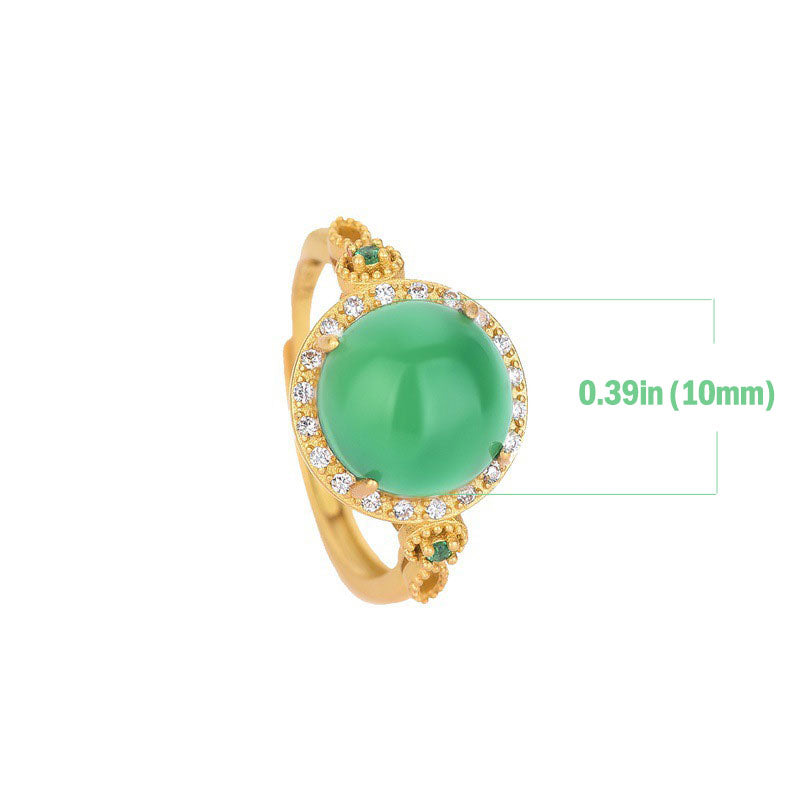 KarmaRipple's Green Jade Fortune Ring p5