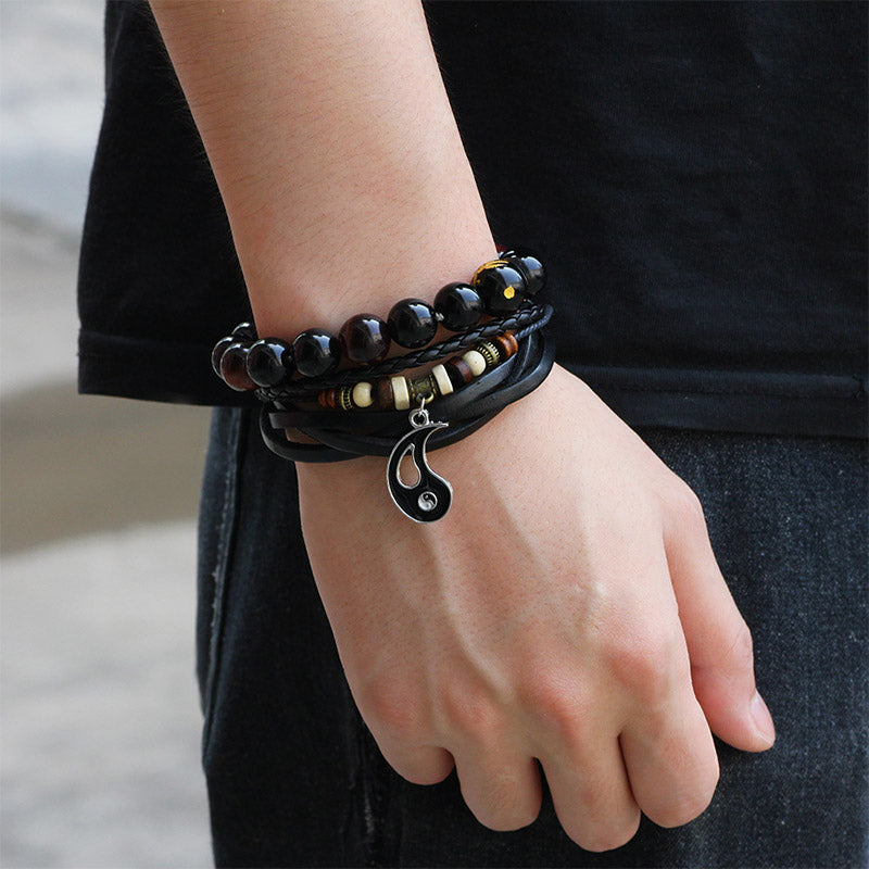 KarmaRipple's Yin Yang Necklace Pair Balance Bracelet p9