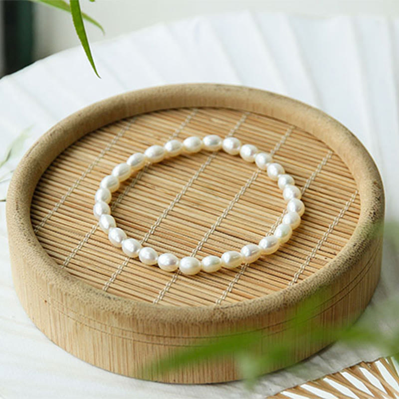 KarmaRipple's Authentic Pearl Balancing Beaded Bracelet p6