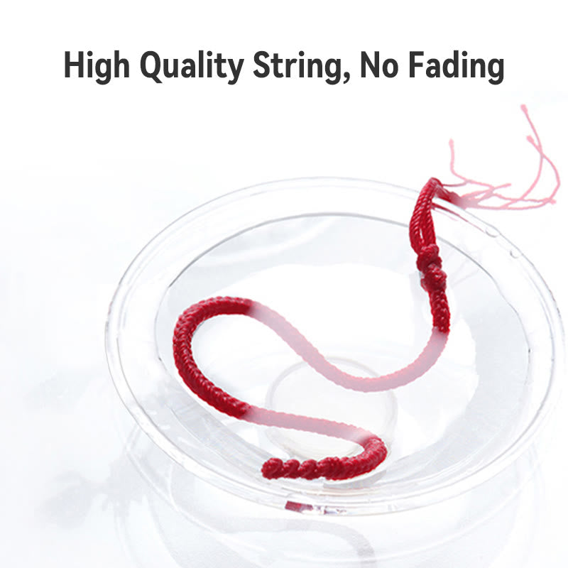 KarmaRipple's 999 Gold Fortune Koi Fish Handcrafted Woven String Bracelet p15