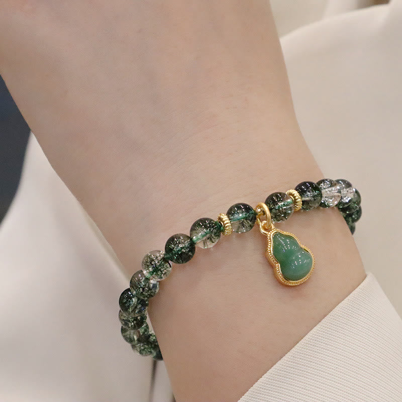 KarmaRipple's Authentic Green Phantom Confidence Gourd Buddha Talisman Bracelet p5