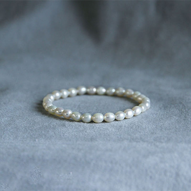 KarmaRipple's Authentic Pearl Balancing Beaded Bracelet p13