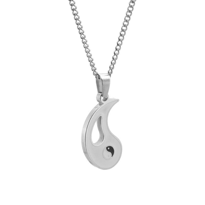 KarmaRipple's 2pcs Yin Yang Necklace Pair Pendant p5