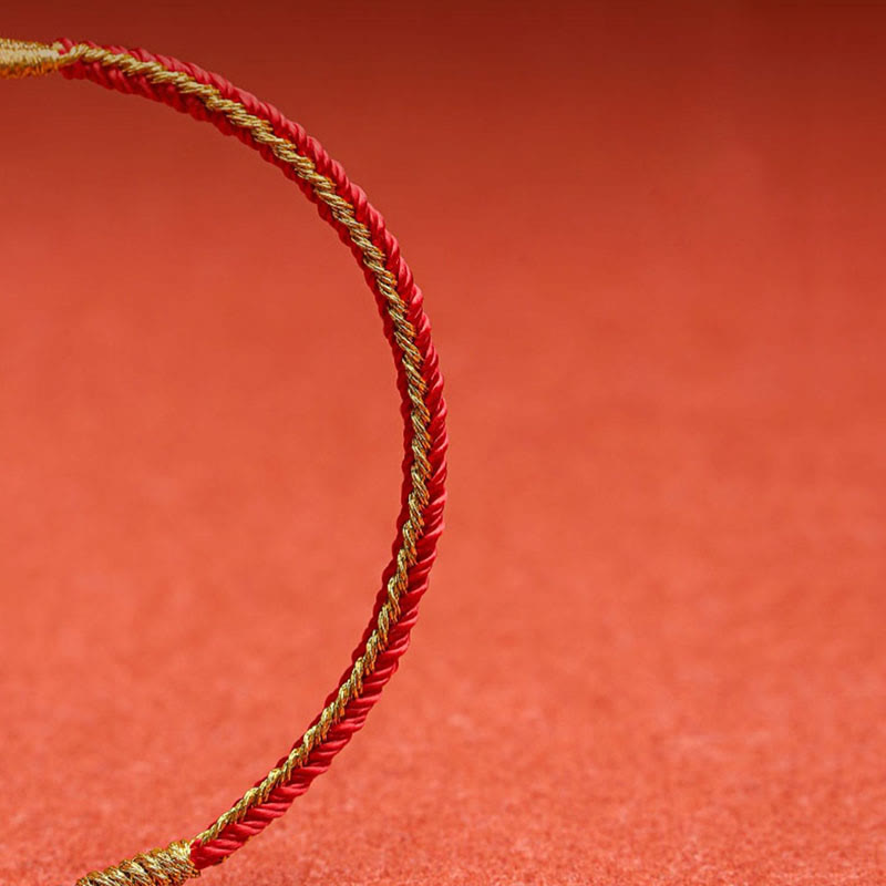 KarmaRipple's Handmade Chinese Zodiac Rabbit Rooster Rat Horse Dragon Protection Braid String Bracelet p10