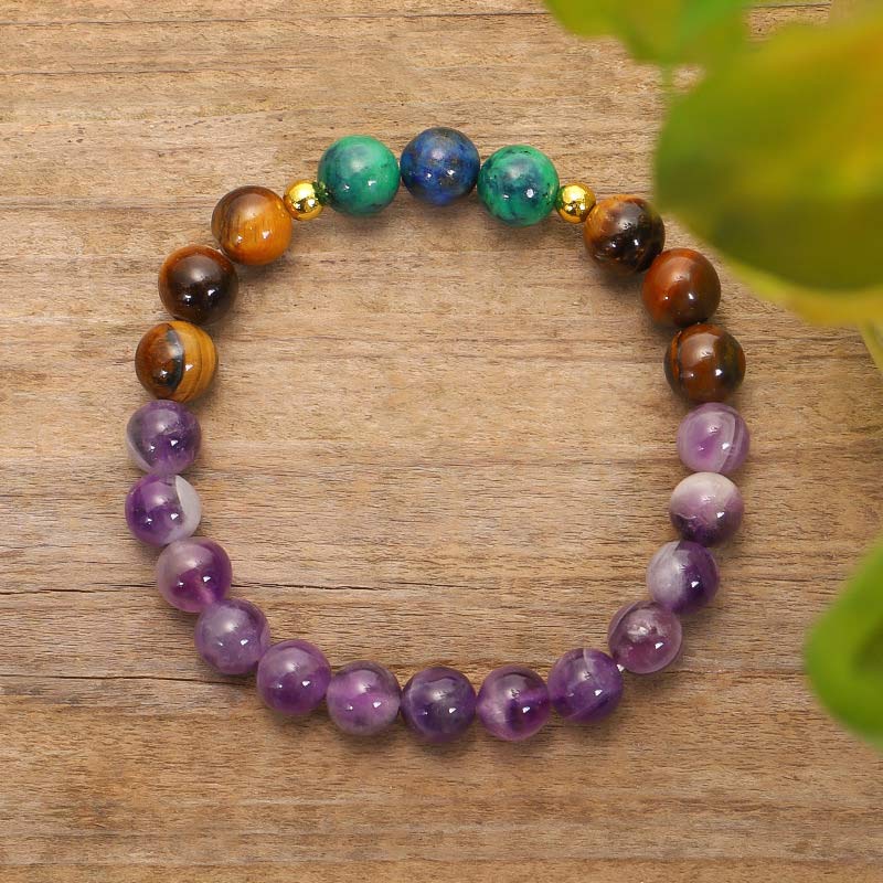 KarmaRipple's Tibetan Amethyst Purify Bracelet Mala Set p12