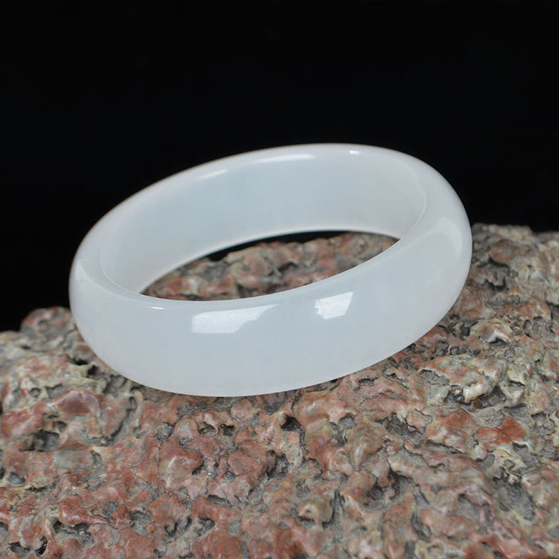 KarmaRipple's Authentic Golden Silk Jade Wealth Fortune Bracelet Bangle p4