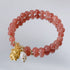 Strawberry Quartz Cute Dragon(Wrist Circumference 14-16cm)