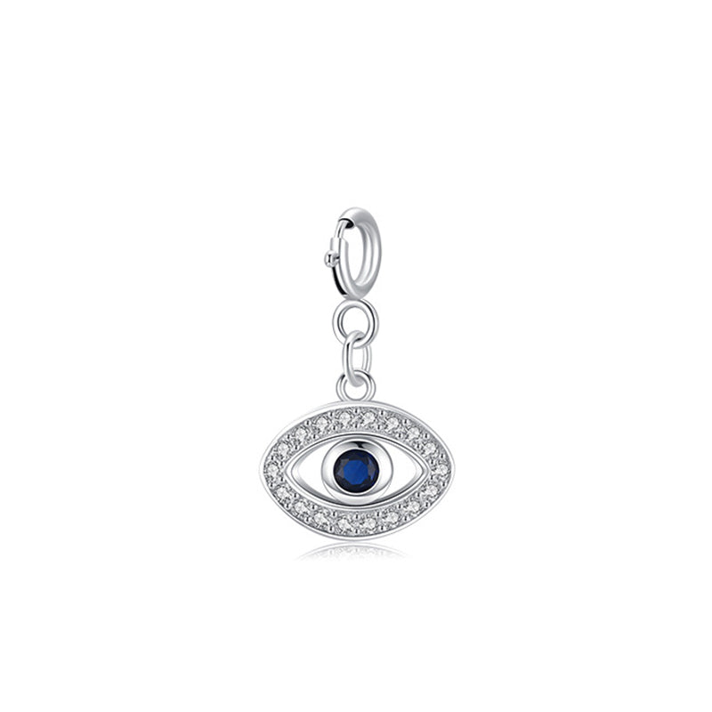 KarmaRipple's 925 Sterling Silver Evil Eye Hamsa Symbol Prosperity Fortune Chain Pendant Necklace p19