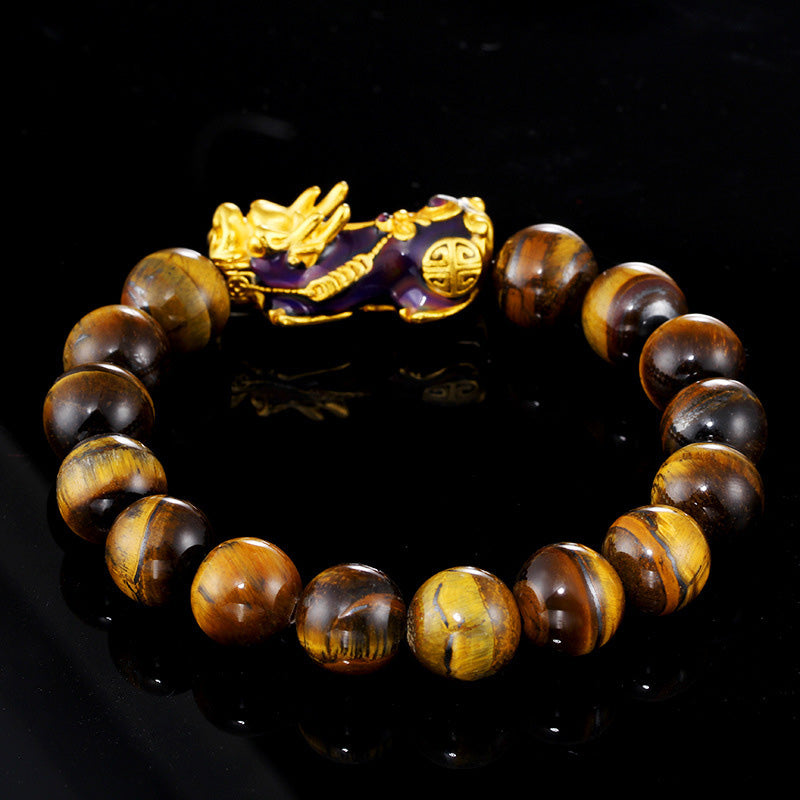 KarmaRipple's Tibetan Handcrafted Tiger Eye Feng Shui Bracelet p3