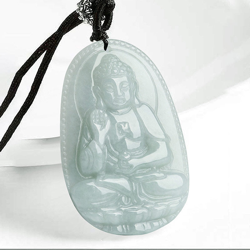 KarmaRipple's Chinese Zodiac Natal Buddha Jade Wealth Prosperity Pendant Necklace p8